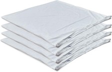 4 Pack Waterproof down Feather Proof Pillow Protectors with Zipper 18X18 Zippere