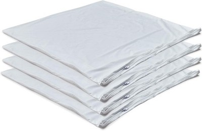 4 Pack Waterproof down Feather Proof Pillow Protectors with Zipper 18X18 Zippere