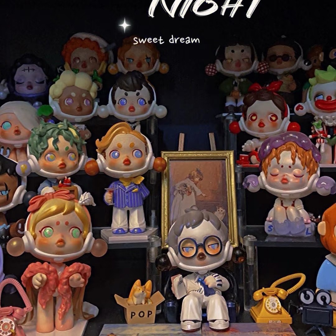SKULLPANDA Action！Cut！シリーズ　アクションカット5体セット POP MART Skullpanda Action Cut Series Blind Box Confirmed