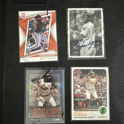 2018 Heliot Ramos Auto RC Lot Includes Bowman Platinum Insert Panini Insert!