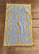 Vintage 70s Pierre Cardin For Fieldcrest Mod Bath Towel USA 25x41