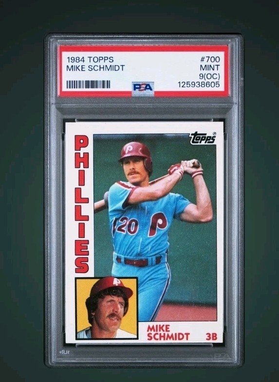 1984 Topps Mike Schmidt PSA 9