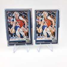 2025 Donruss WNBA Karlie Samuelson Silver Holo & Base #50 LYNX