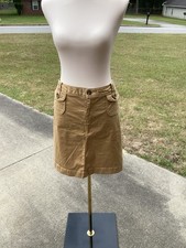 Old Navy Corduroy Skirt Size 18 Tan Corduroy Skirt Pockets Womens