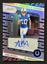 2024 Panini Absolute Rookies Adonai Mitchell Auto Spectrum Signatures /299