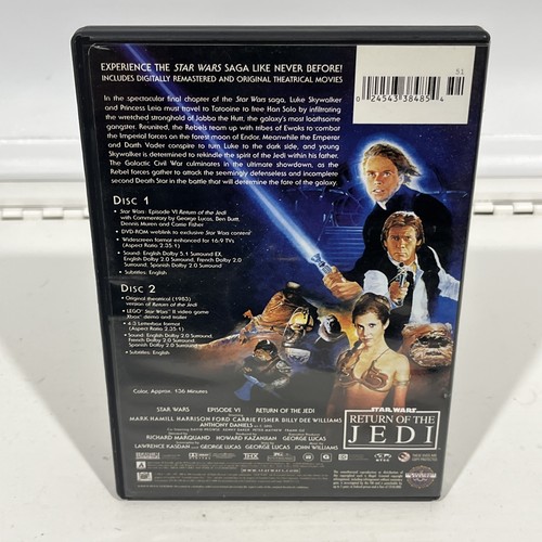 Return Of The Jedi DVD | 2006 Limited Edition Widescreen Star Wars - Picture 2 of 4