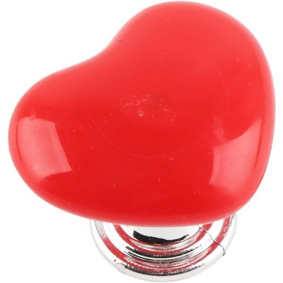 BRAND NEW ~ Toilet Push Button Flush Replacement ~ Decorative Red Heart