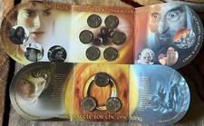 New Zealand 2003 UNC 3х $1 Dollar + 6x 50 Cents 2х Coin Sets ~ Lord of the Rings