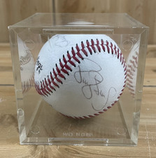 Darryl Strawberry Dusty Baker Dual Autograph Baseball Rawlings SF Giants 90s