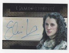 Ellie Kendrick as Meera Reed GAME OF THRONES Season 7 Autograph Card Auto