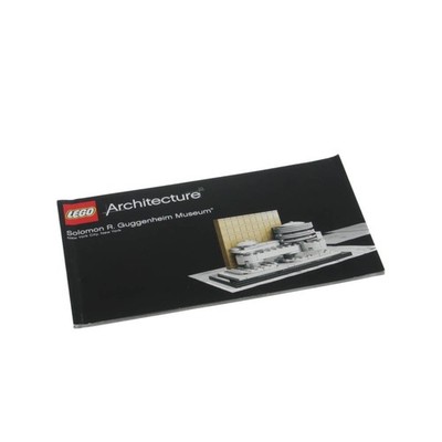 1x Lego Bauanleitung Buch Architecture Solomon R. Guggenheim Museum 21004