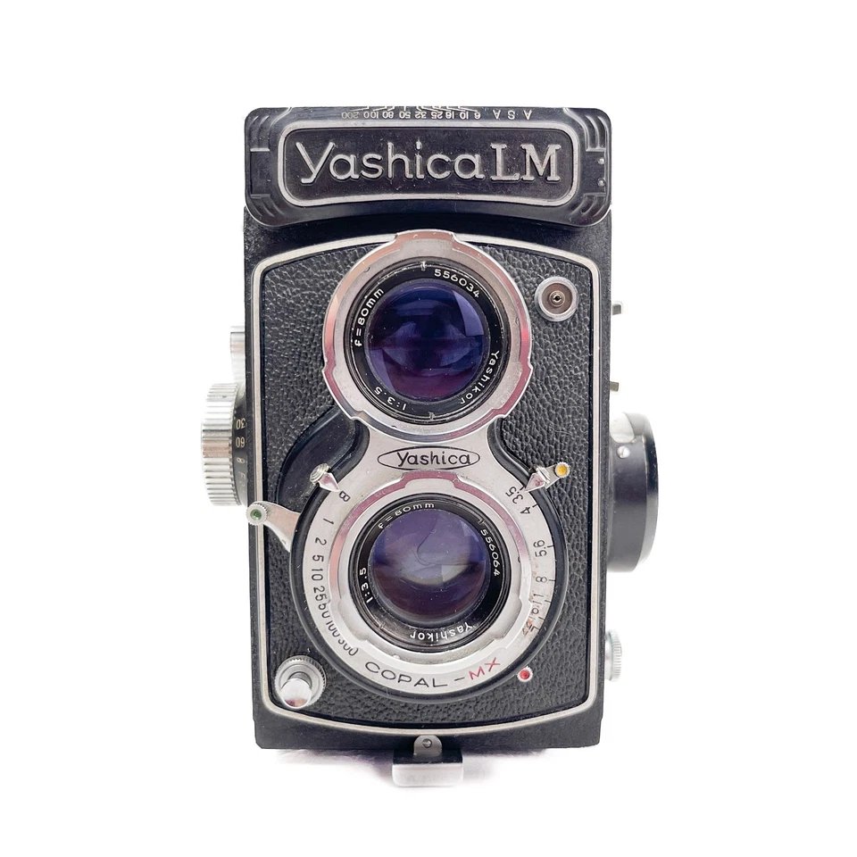 Cámara Yashica LM TLR Copal MX Yashinon 80 mm F3.5 Doble Lente Cámara Reflex Probada Foto 2 de 4