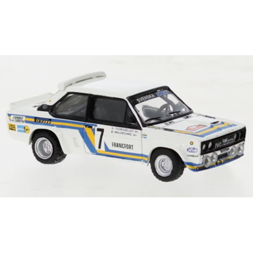 Fiat 131 Abarth NR.7 Svenska Fiat Monte Carlo B.Valdegaard 1:87 Brekina Auto Ral-image