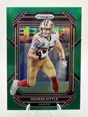 2022 Panini Prizm - [Base] - Green Prizm #267 - George Kittle