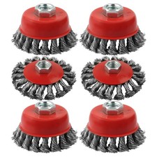 4 Inch Wire Wheel for Grinder, 6 Pack
