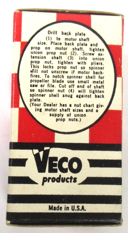Veco #S3 1.5" ALUMINUM PROPELLOR SPINNER for model airplane MINT in box - Image 3 of 4
