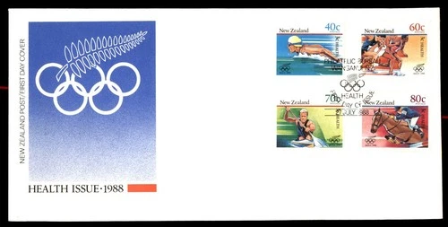Mayfairstamps New Zealand FDC 1988 health issue First Day Cover aax_51765