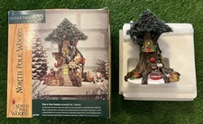 Department 56 Retired North Pole Woods Factory #56.56884 w/ Box Foam