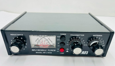 MFJ-945E Antenna Tuner Compact Mobile Meter 300W 1.8-60MHz Clean Tested