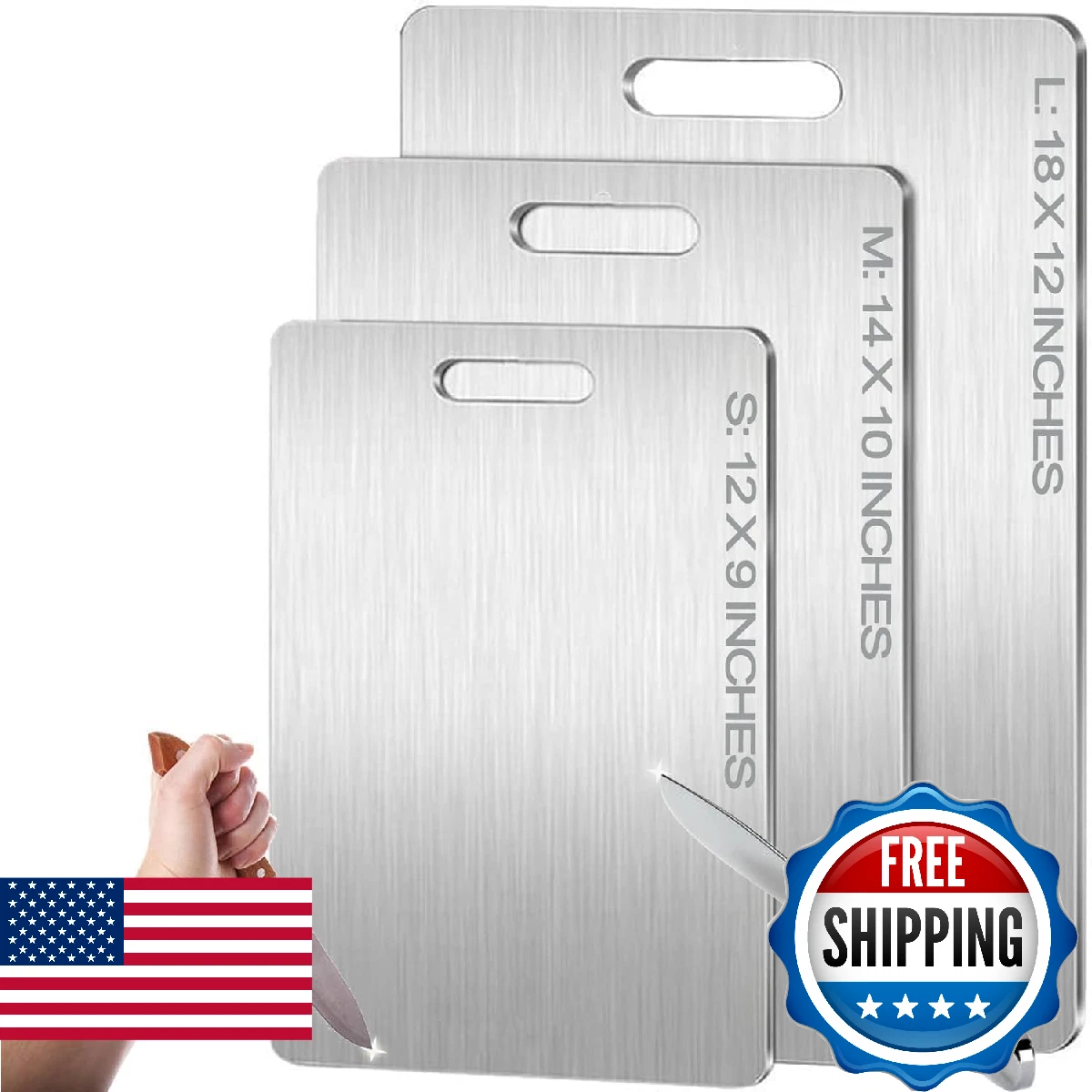 Titanium Cutting Board - 2025 New Upgrade 100% Pure Titanium Cutting Boards For