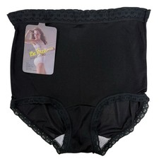 VTG Be Free One Size 5-7 Black Sissy Granny Panties Underwear Brief USA NWT