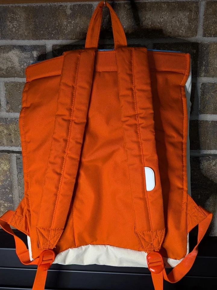 Mochila Herschel RAD Cars Edición Limitada Blanca Nylon Kidcore Rara Foto 3 de 4