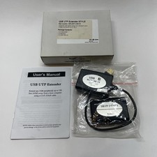 L-Com W01-EXT-USB-50 USB UTP Extender Receiver Transmitter 150ft Cat5e/Cat6