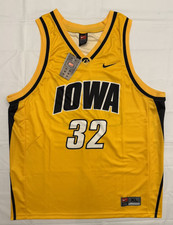NWT 2002 Vintage Nike Reggie Evans Iowa Hawkeyes Basketball Jersey Men's XL #3
