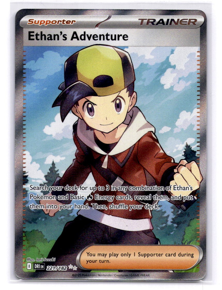 Ethan's Adventure Ultra Rare SV10: Destined Rivals 221/182 LP-NM