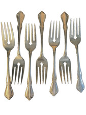 Oneida Chateau Lot 7 Stainless Steel Salad Fork 6 1/4" L USED USA Fair Condition