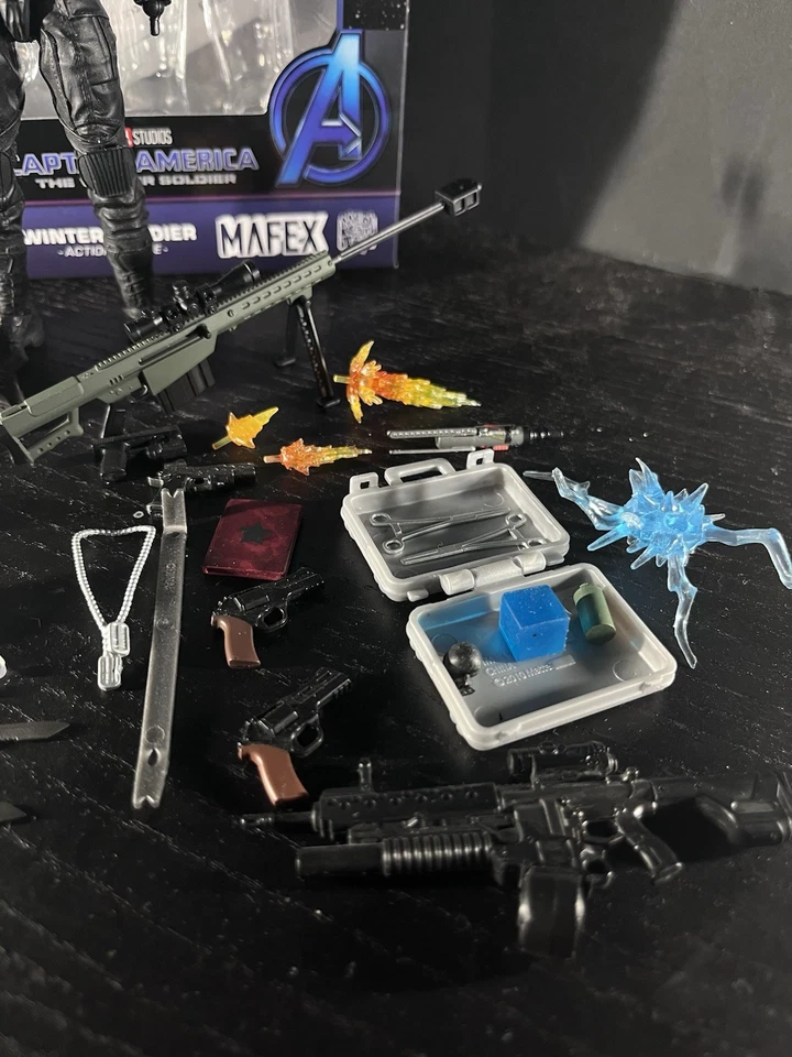 Juguete Medicom Mafex Nº203 Soldado de Invierno Usado Accesorios Extra Foto 4 de 4