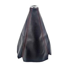 Universal Car Shift Knob Boot Dust Cover, Shift Boot Cover, Made of Black Pu
