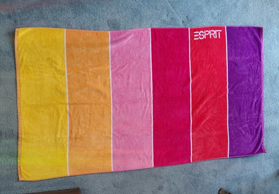 ESPRIT Beach Towel 40'' x 70'' - Bright Colours - 100% Cotton - Never Used