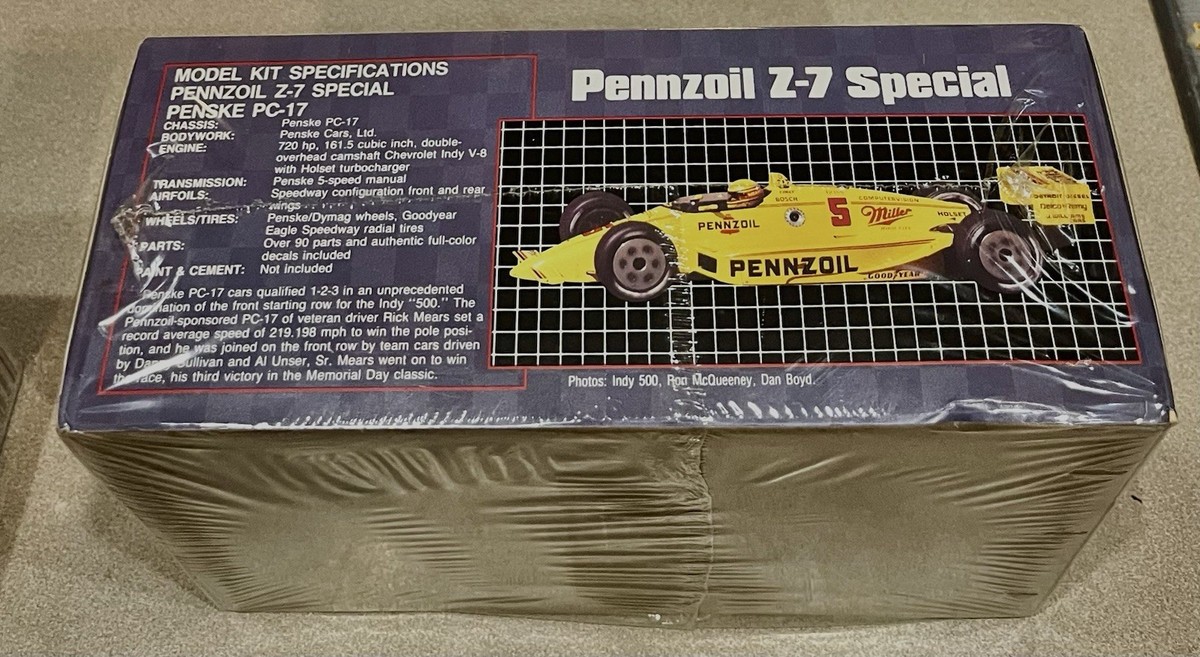 🏁 AMT ERTL Vintage Pennzoil Z-7 Special Penske PC-17 -Factory