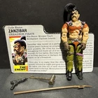 1987 Hasbro GIJoe Zanzibar Dreadnok Pirate Complete with File Card