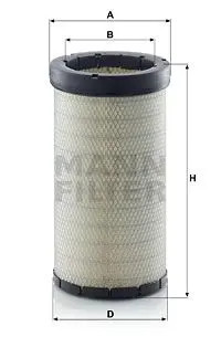 Sekundärluftfilter Filtereinsatz CF 22 160 MANN-FILTER