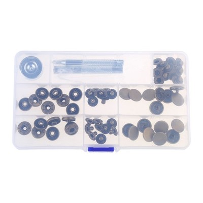 15 Sets 15mm Snap Fasteners with Install Tools for Clothes Repair Leather Craft