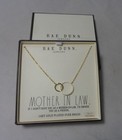 14kt Gold Plated 16+2" Necklace Nib Rae Dunn Mother In Law Necklace