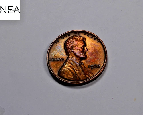 1932 Lincoln Wheat Penny Cent ~ Gem BU++ (red/toned) ~ ZW123