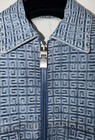 Givenchy Men's Blue 4G Embossed Zip-Up Denim Jackets  Men’s XS Oversized — photo 4
