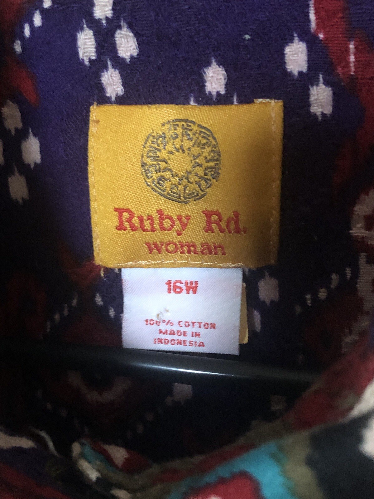 Ruby Rd 16W Colorful Button Up Shacket Jacket 100… - image 2