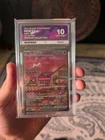 Perfect Sub-Grades!!! Pokemon TCG Mew EX 151 Black Star Promo #053 Ace 10!!!!