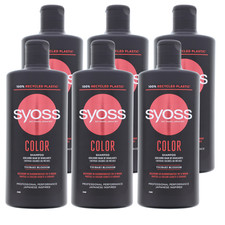6x Syoss Shampoo Color je 440ml für Gefürbtes & Gesträhntes Haar Schutz & Pflege