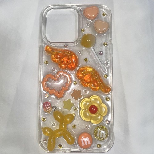 Favorite Color Deco iPhone 13 13 Pro Case Handmade Resin Glitter Cover - Photo 3 sur 3