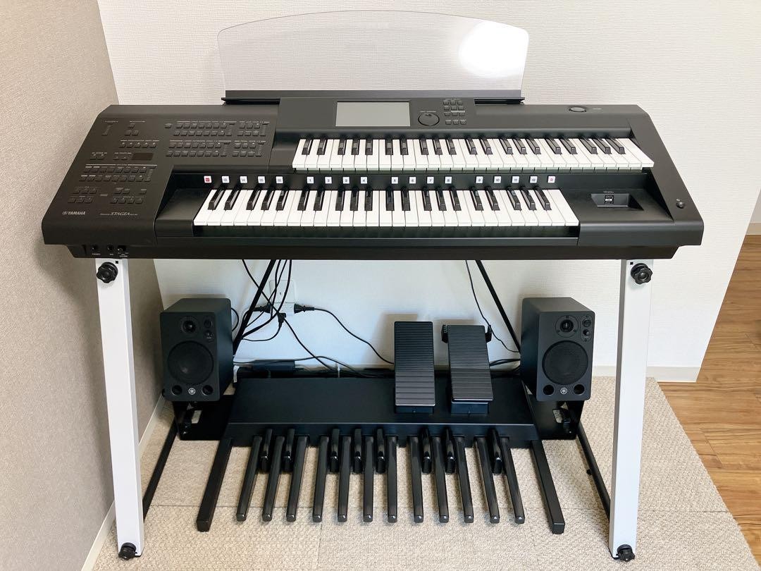 ‘23年製YAMAHA Electone STAGEA ELC-02 セット NEW] YAMAHA ELC-02 Electone STAGEA Keyboard Compact Portable