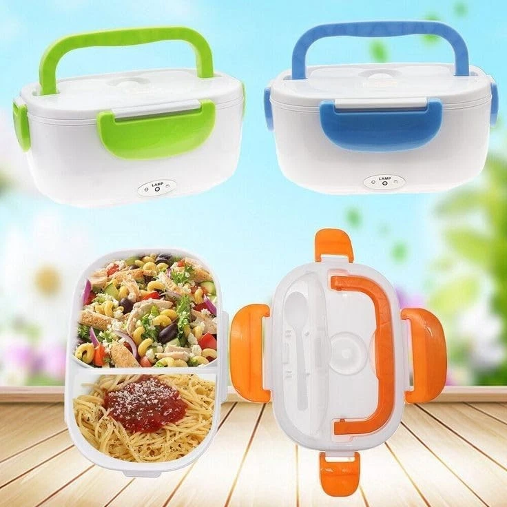 ZONJIE Contenitore Pranzo In Silicone 800 Ml – Bento Box Pieghevole, Antiodore, A Prova Di Perdite, Per Microonde E Lavastoviglie (Blu)