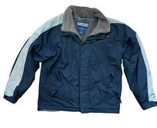 Lands End Squall Jacket Men  s M Black Vintage Very Good Condition Super Warm