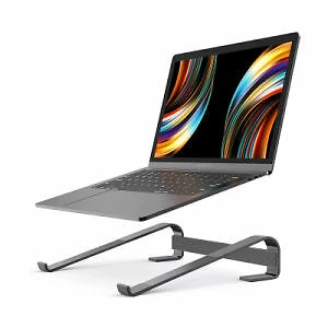 Aluminium Ventilated Laptop Stand Portable Removable Riser Detachable Ergo