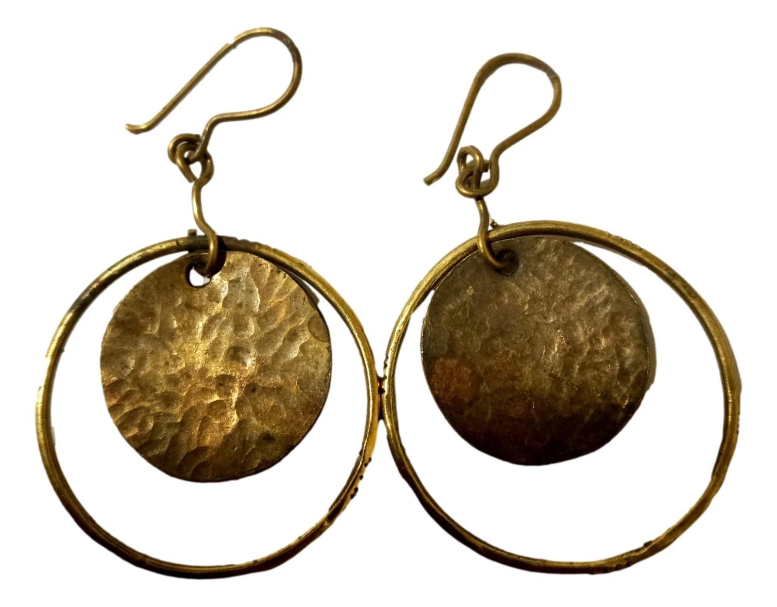 Handmade African Ethnic  Berber Tuareg Earrings Tribal African Jewelry Handcraft - Picture 1 of 2