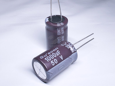 5Pcs HG Suscon 1000uF 50V 16x25 Radial Capacitor Low Impedance High Frequency
